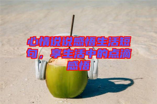 心情說(shuō)說(shuō)感悟生活短句，享生活中的點(diǎn)滴感悟