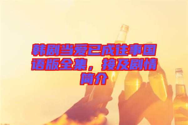 韓劇當(dāng)愛(ài)已成往事國(guó)語(yǔ)版全集，接及劇情簡(jiǎn)介