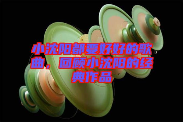 小沈陽都要好好的歌曲，回顧小沈陽的經(jīng)典作品