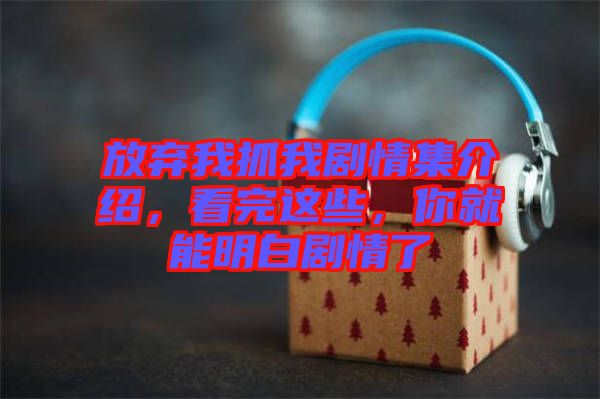 放棄我抓我劇情集介紹，看完這些，你就能明白劇情了