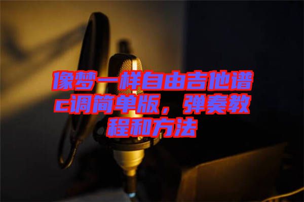 像夢一樣自由吉他譜c調(diào)簡單版，彈奏教程和方法