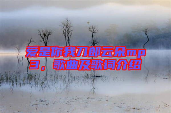愛是你我刀郎云朵mp3，歌曲及歌詞介紹