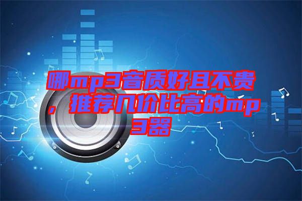 哪mp3音質(zhì)好且不貴，推薦幾價比高的mp3器