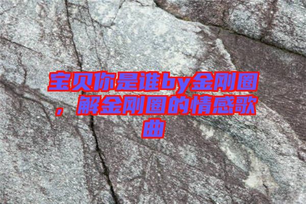 寶貝你是誰(shuí)by金剛?cè)?，解金剛?cè)Φ那楦懈枨? width=
