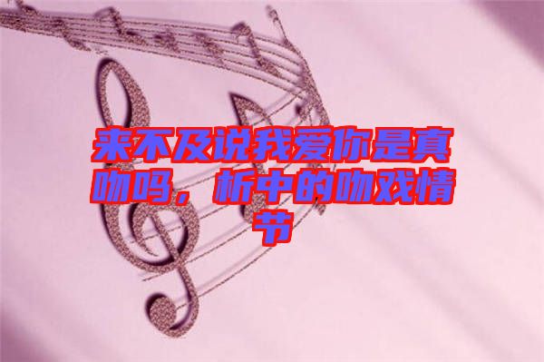 來不及說我愛你是真吻嗎，析中的吻戲情節(jié)