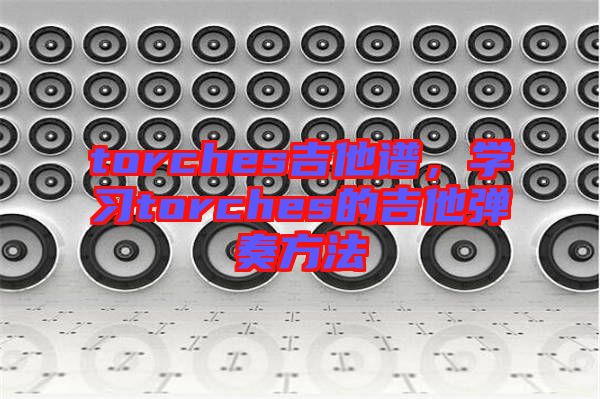 torches吉他譜，學(xué)習(xí)torches的吉他彈奏方法