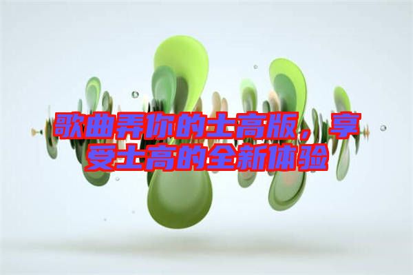 歌曲弄你的士高版，享受士高的全新體驗(yàn)