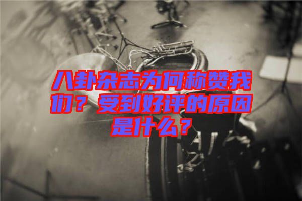 八卦雜志為何稱贊我們？受到好評(píng)的原因是什么？