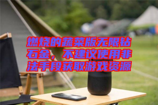 燃燒的蔬菜版無限鉆石金，不建議使用非法手段獲取游戲資源