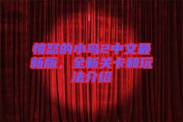 憤怒的小鳥2中文最新版，全新關(guān)卡和玩法介紹
