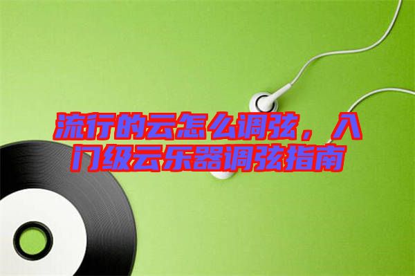 流行的云怎么調(diào)弦，入門級云樂器調(diào)弦指南