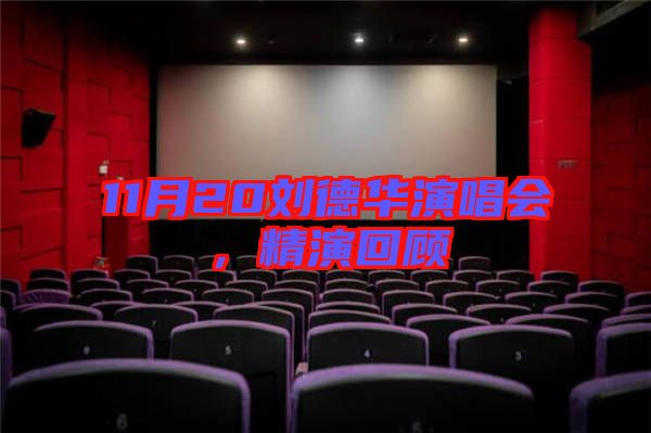 11月20劉德華演唱會，精演回顧
