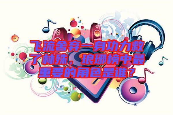 飛流舍棄一身功力救了林殊，瑯琊榜中最重要的角色是誰？