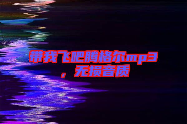 帶我飛吧騰格爾mp3，無損音質(zhì)
