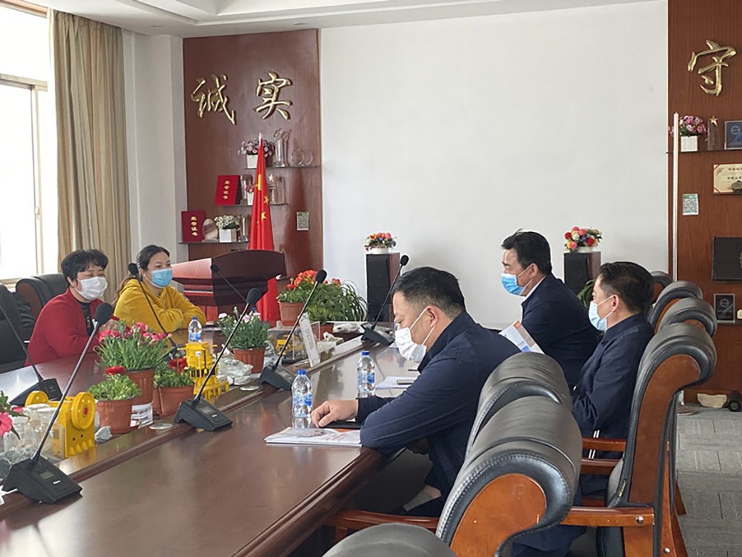 【春風(fēng)送暖，戰(zhàn)“疫”有情】奉賢區(qū)奉城鎮(zhèn)領(lǐng)導(dǎo)蒞臨東蒙，慰問(wèn)公司疫情防控一線職工